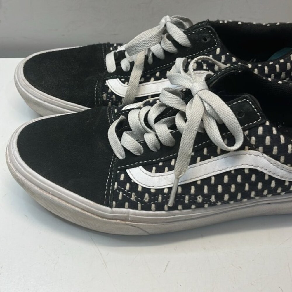 Vans Old Skool Quilt Stitch 'Black White' VN0A3WMA4B0 Sneakers, size 8.5 - Picture 3 of 12